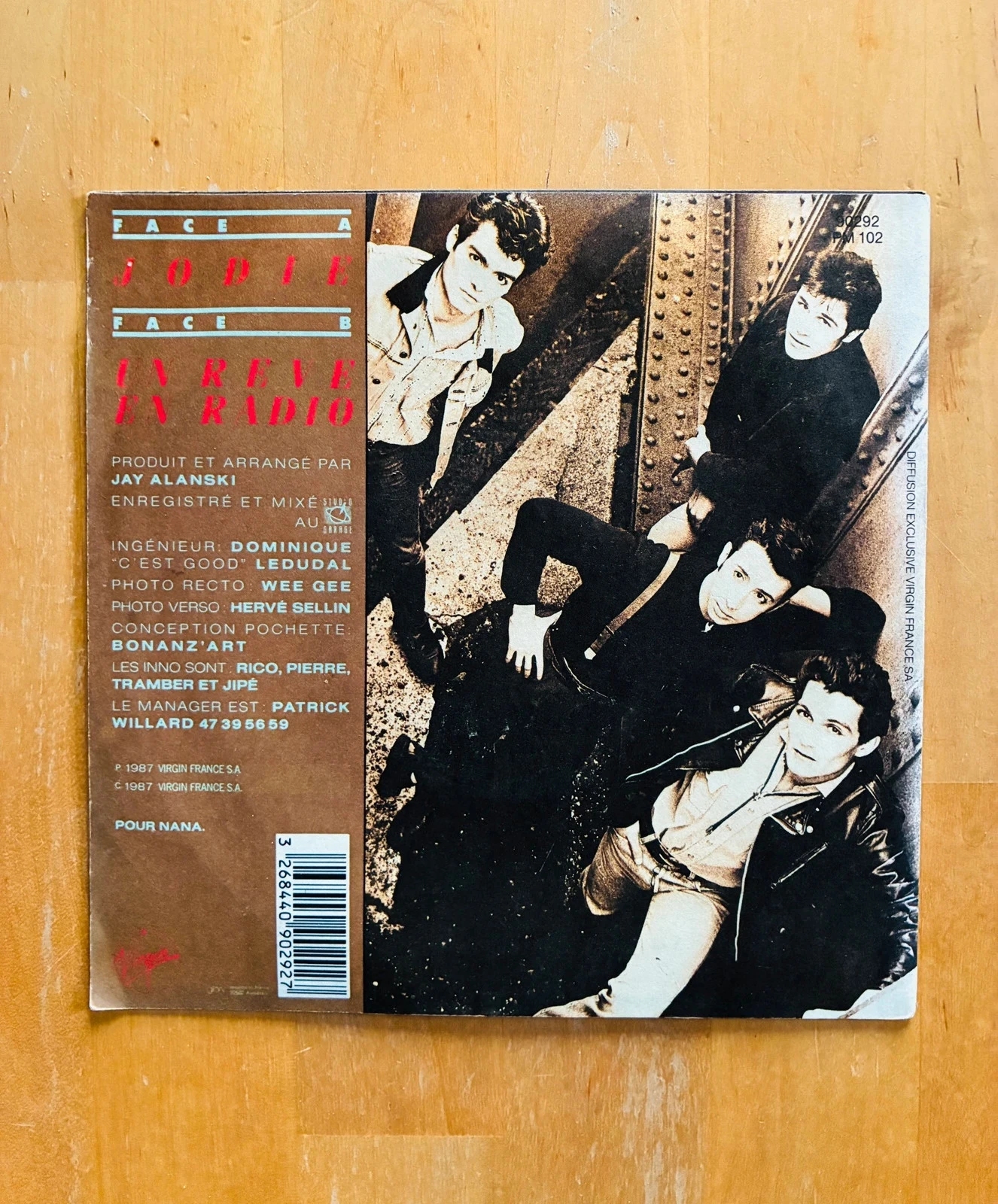 Vinylplaat 45T Les Innocents Jodie. – photo 2